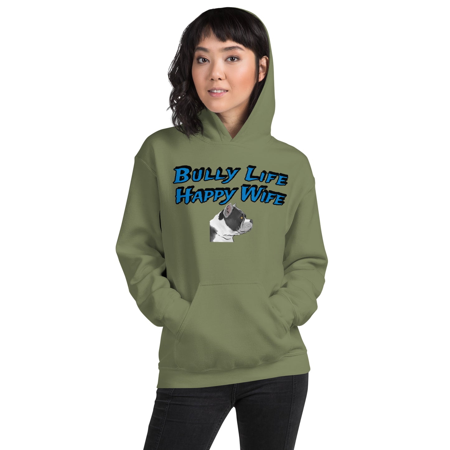 BULLY LIFE HAPPY WIFE HOODIE